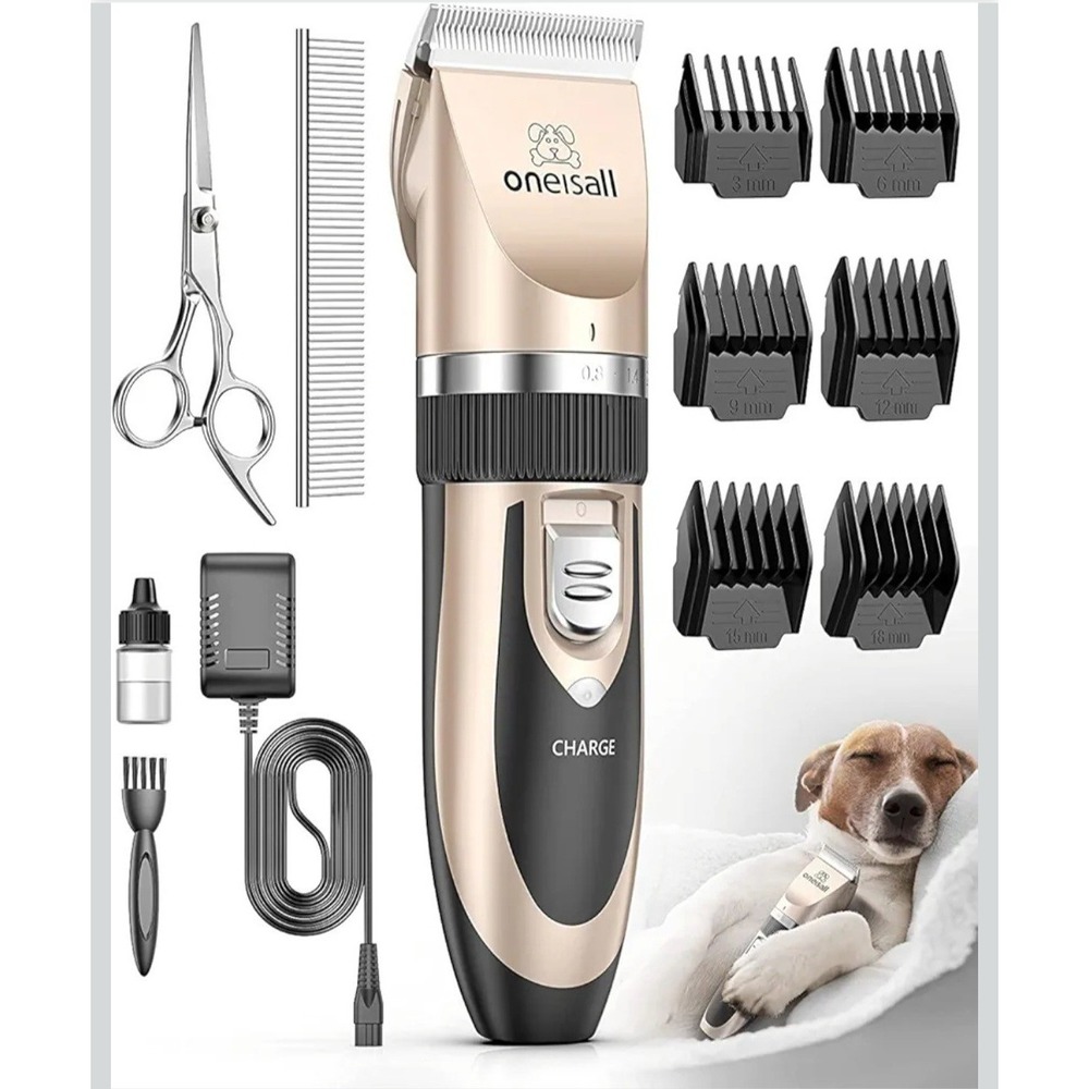 Low‎ Noise Dog Clipper Set Cordless Rechargeable